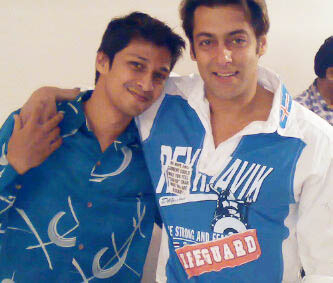Kashif Qureshi with Salman Khan